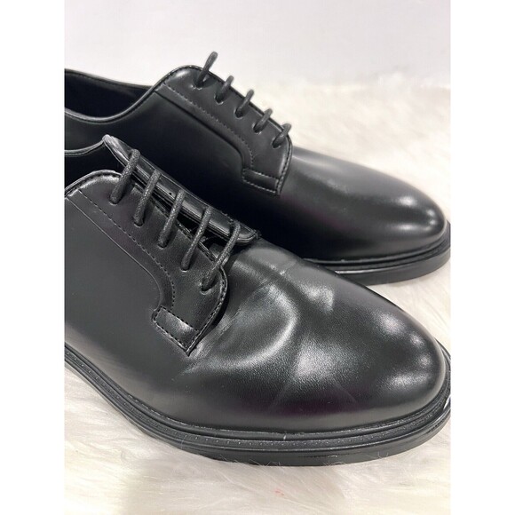 Zara Men’s Black Leather Lace Up Derby Dress Shoes Size EUR 41 US 8 main image 10
